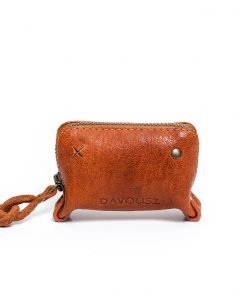 Cognac June bug coin purse